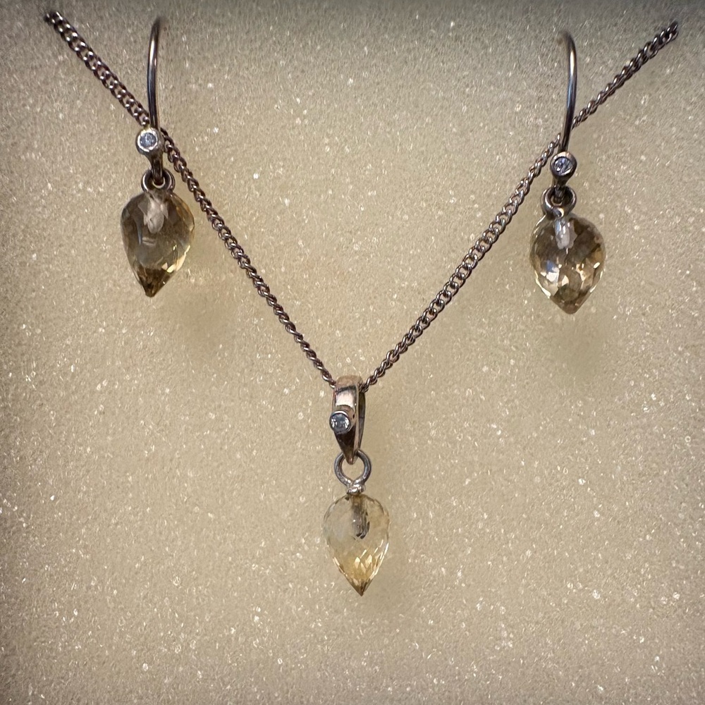 Constance & Violet Quartz and Sterling Silver Set